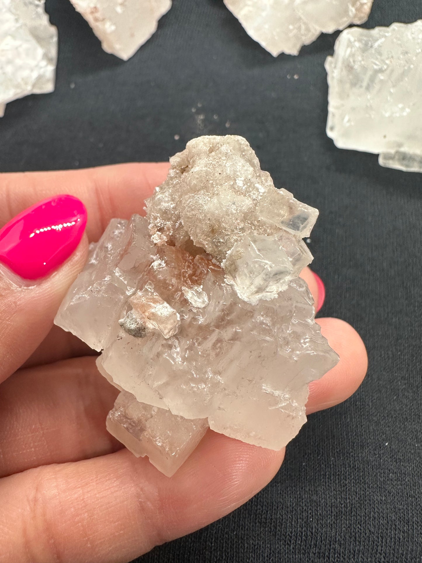calcite cubic clusters