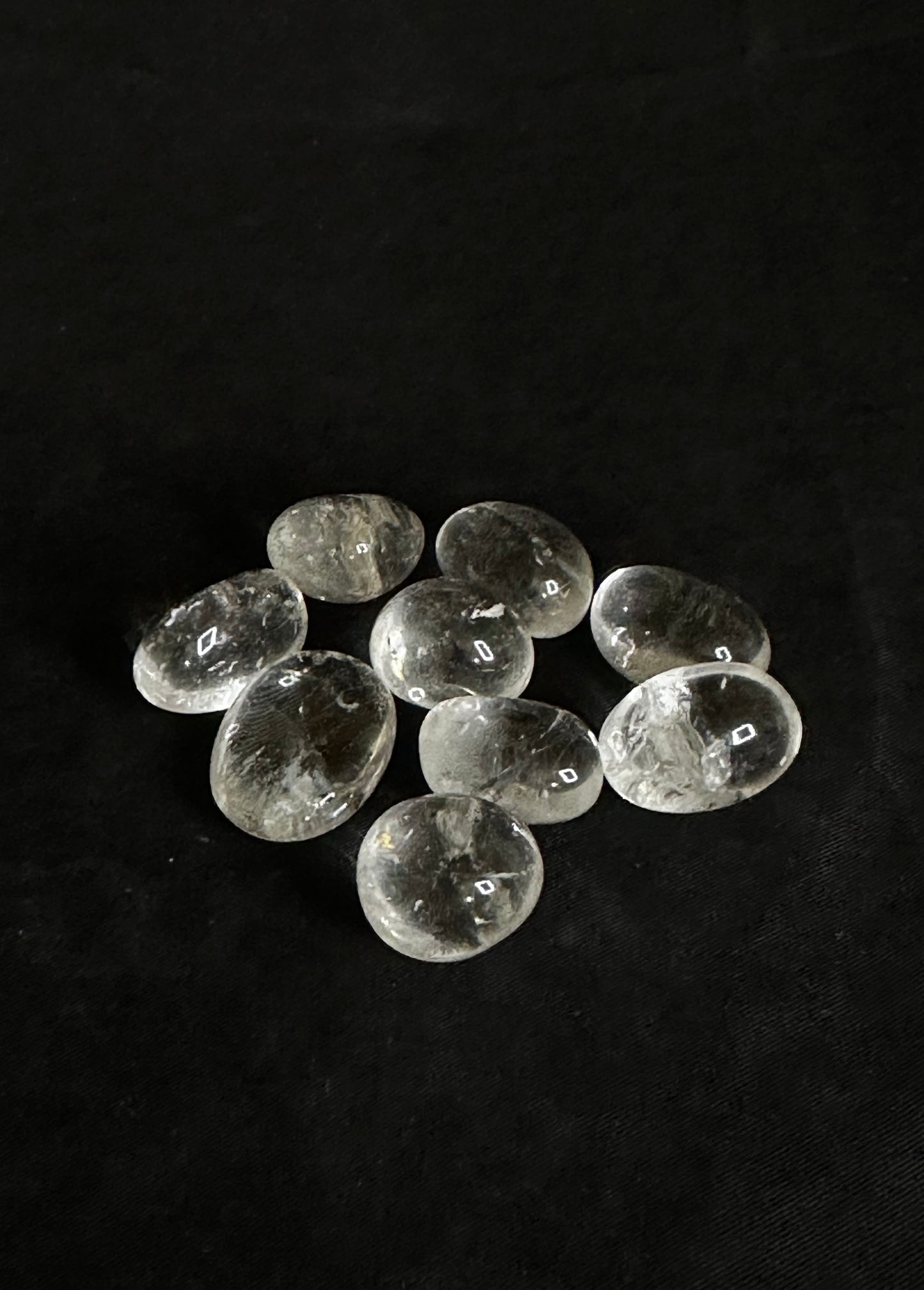 clear quartz tumble