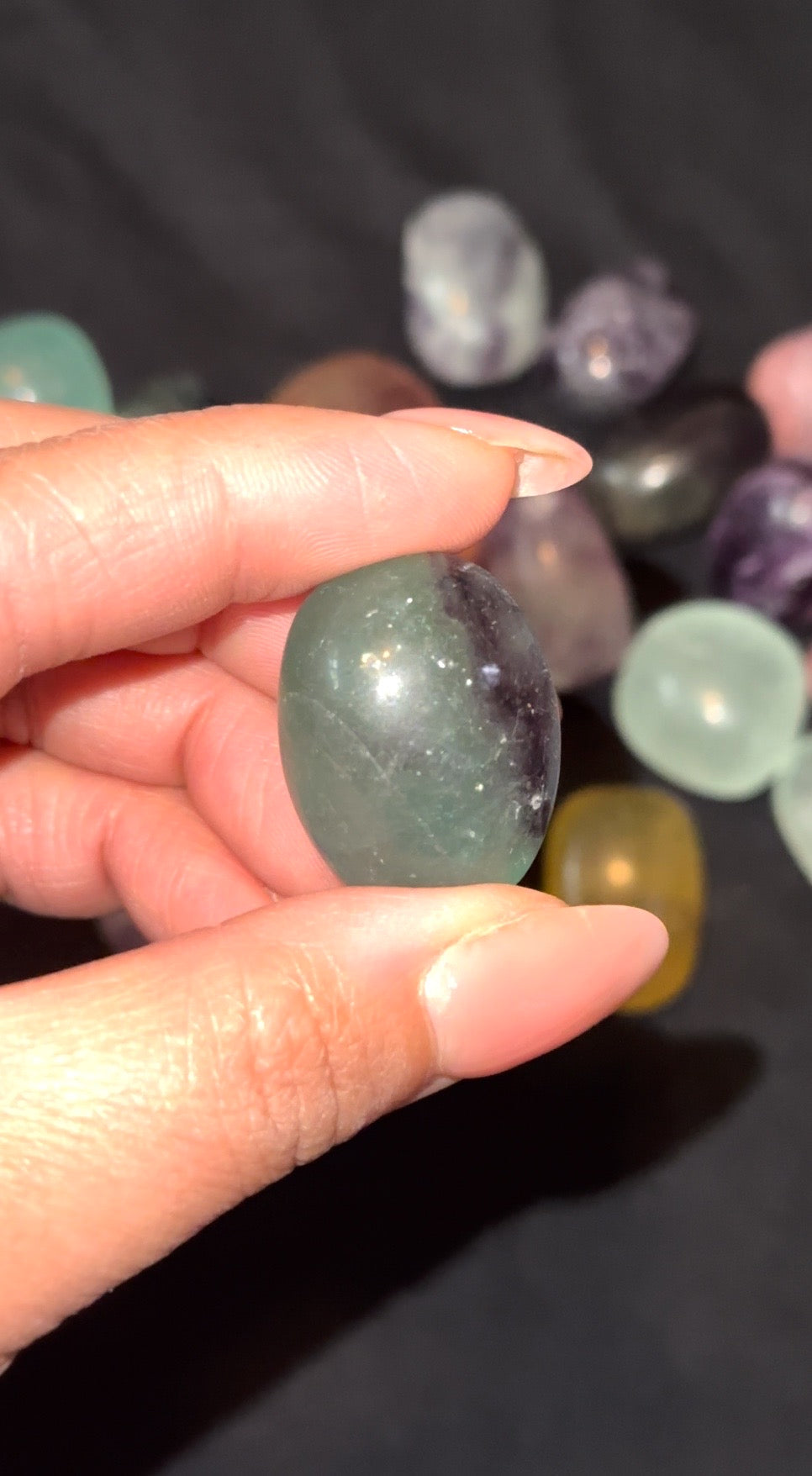 fluorite tumble