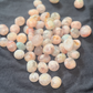 flower agate tumbles - set of 4