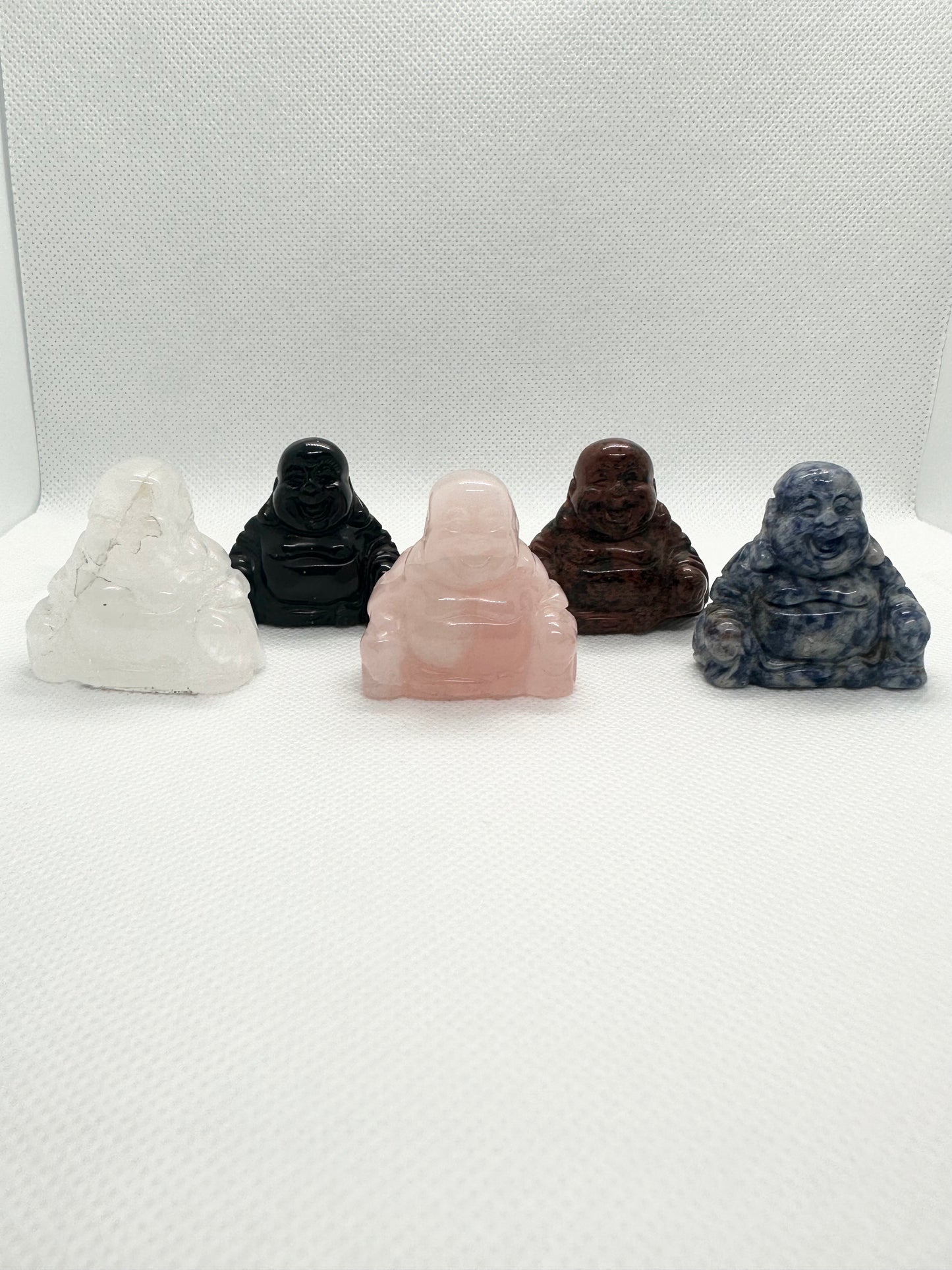 crystal laughing buddha