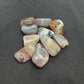 grey botswana agate tumble - set of 3