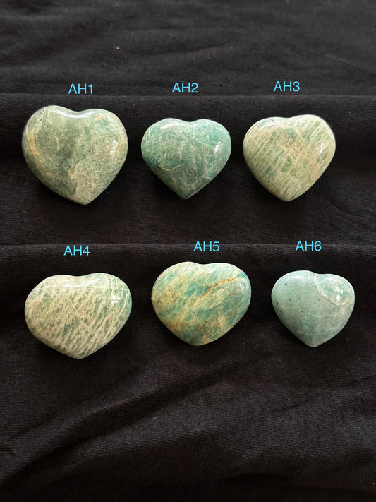 amazonite hearts