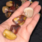 unakite tumbles - set of 2