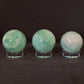 green fluorite spheres