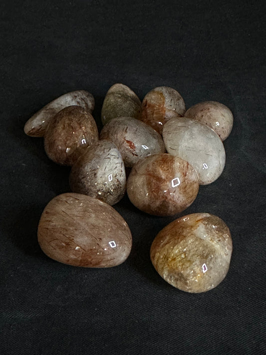 rutilated quartz tumble