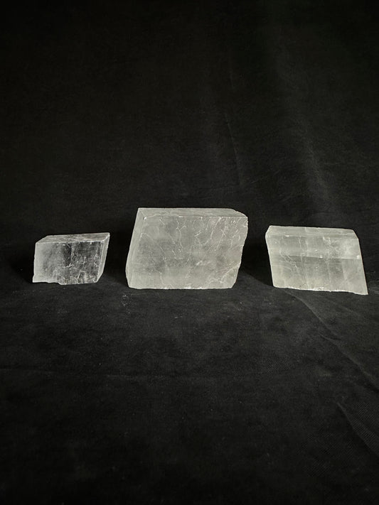 selenite cube chunks