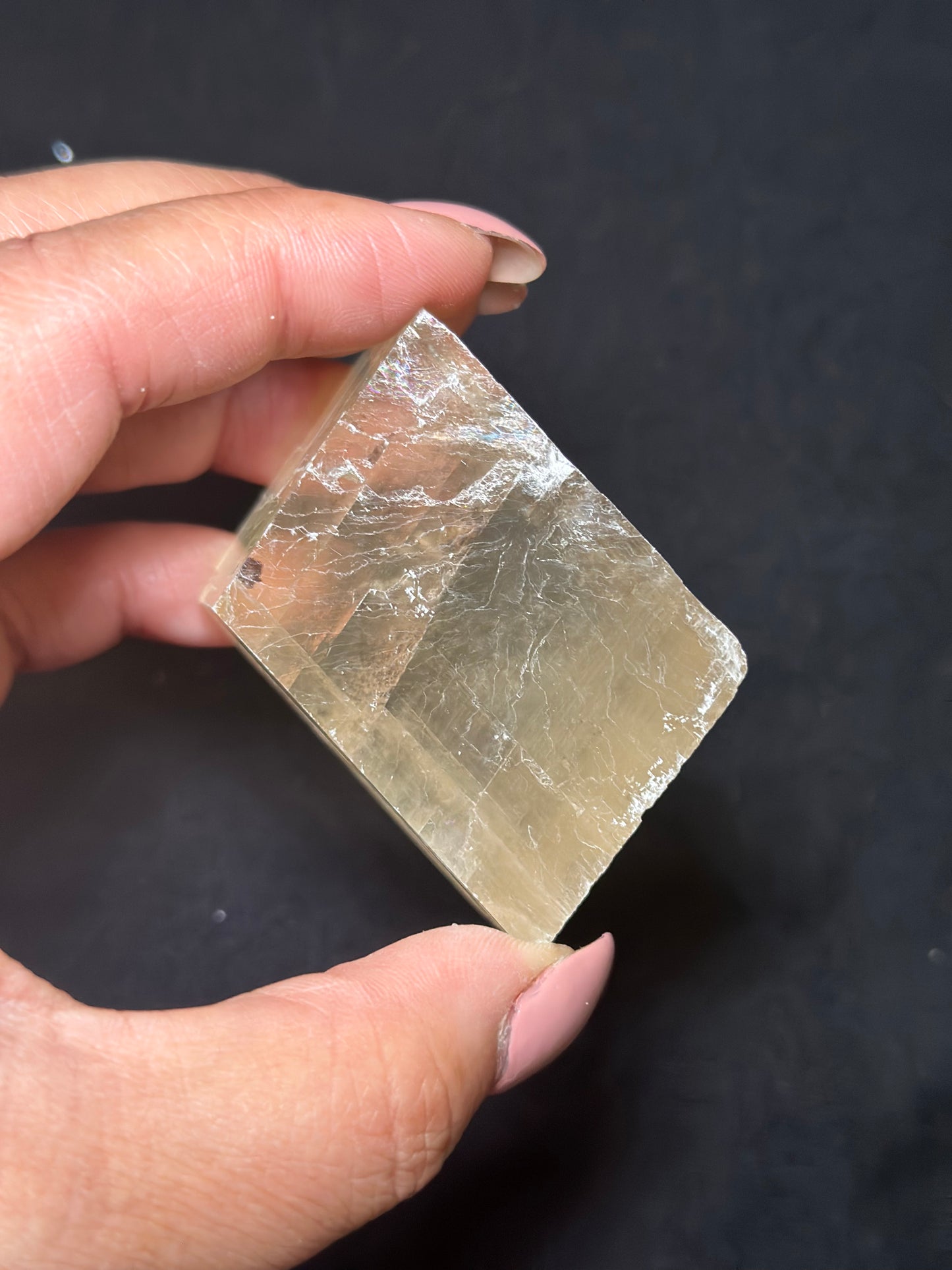 honey calcite squares