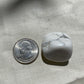 white howlite tumbled - set of 2