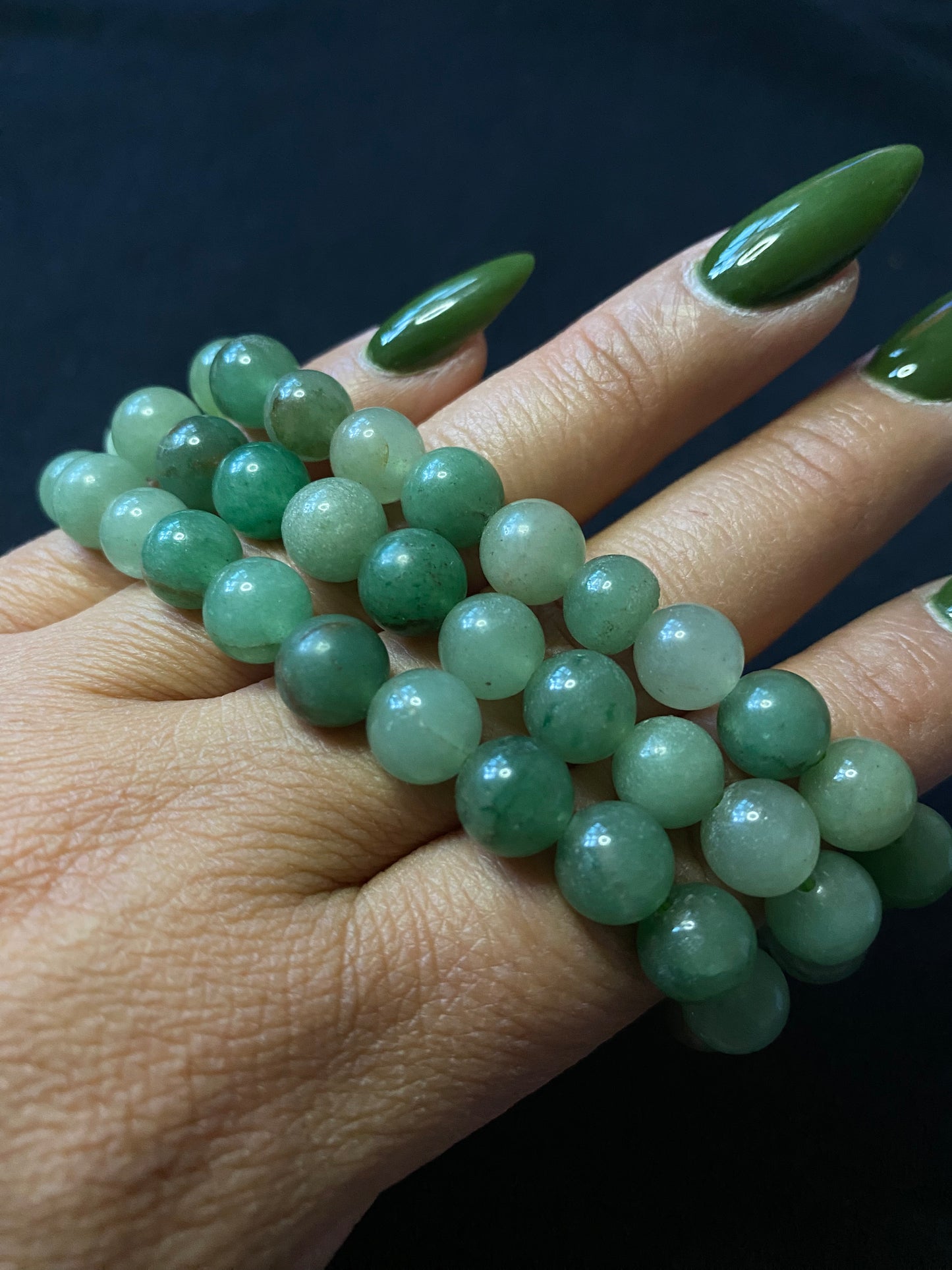 green aventurine bracelet