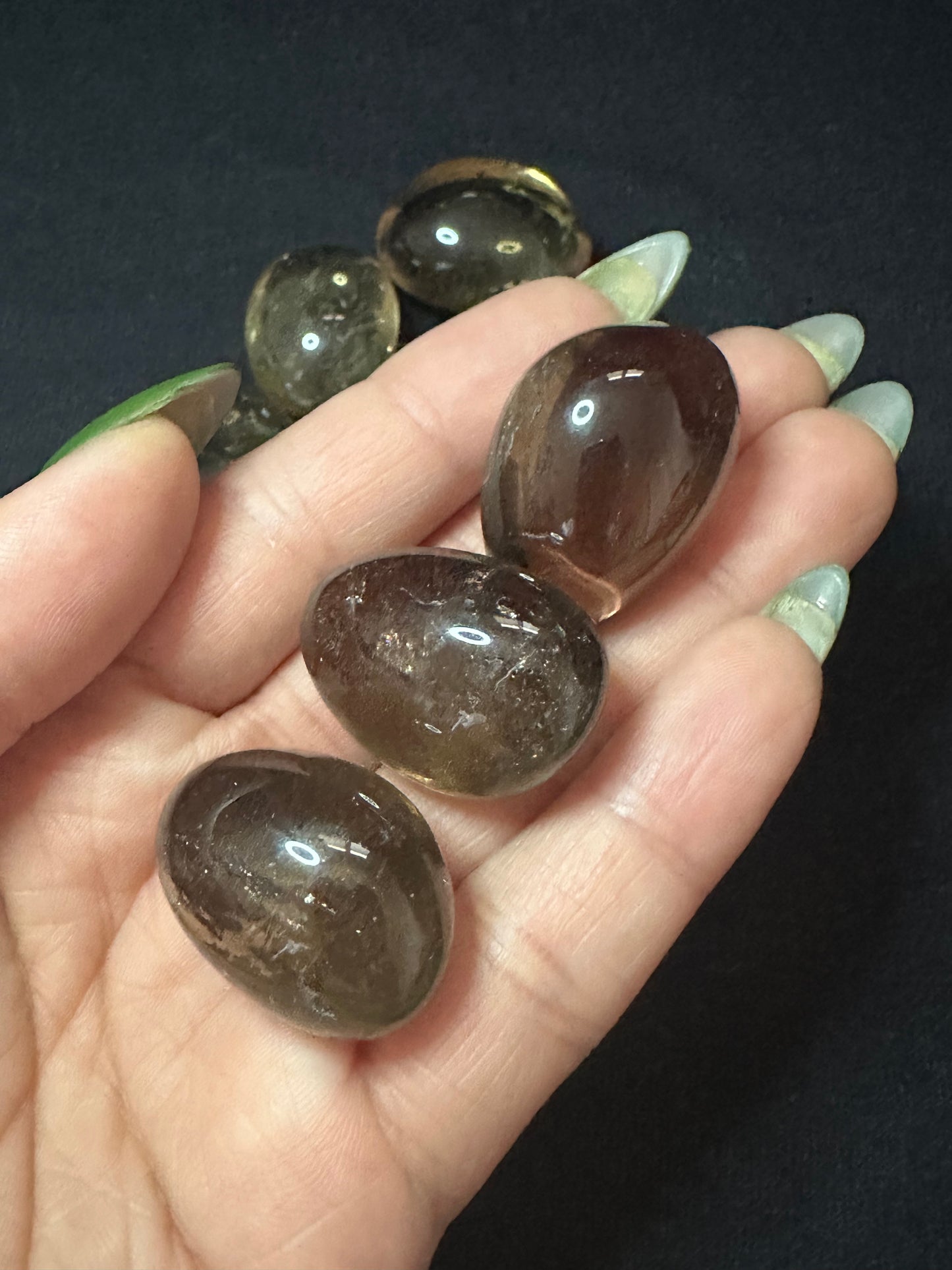 smoky quartz tumble