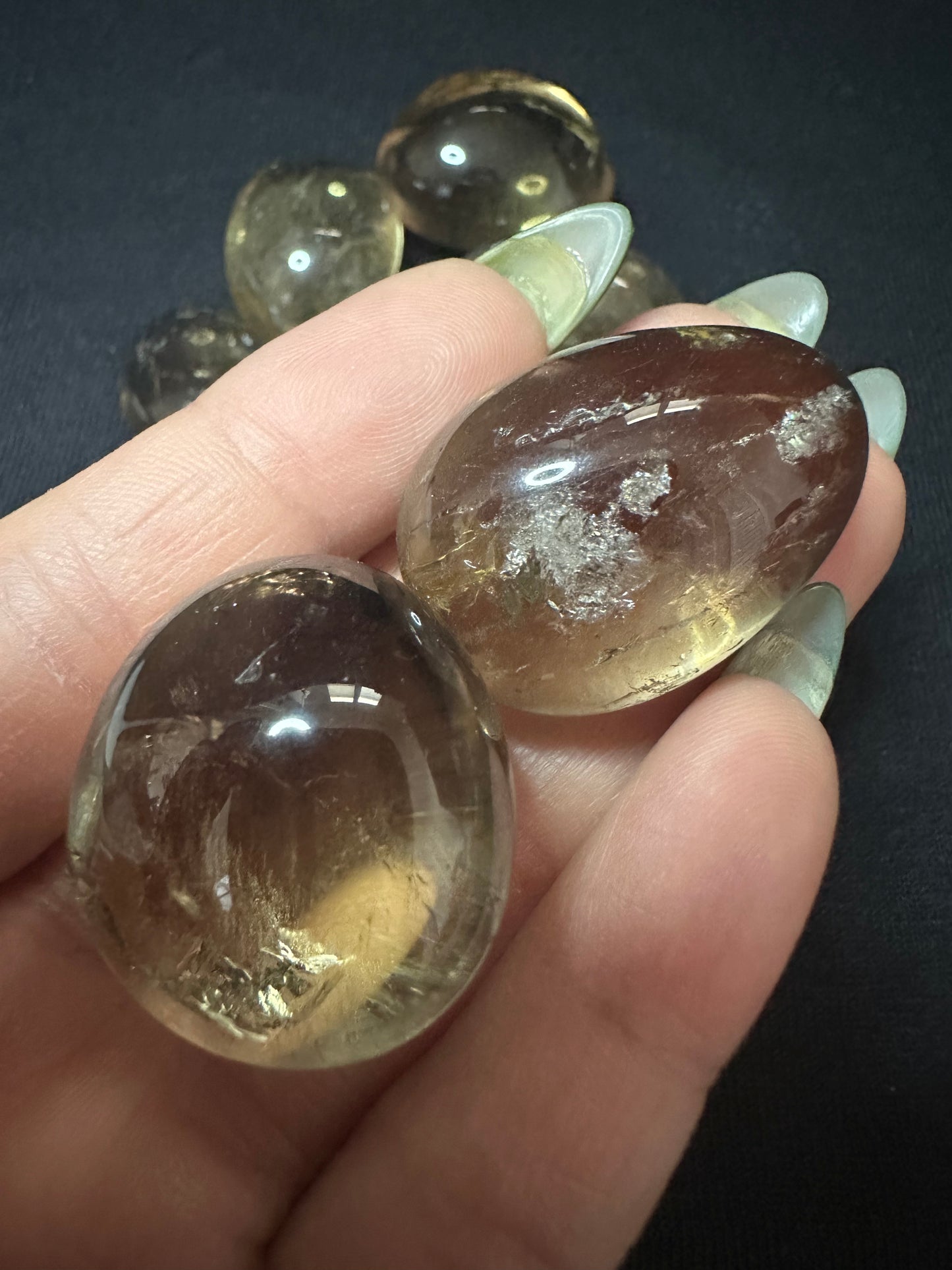 smoky quartz tumble