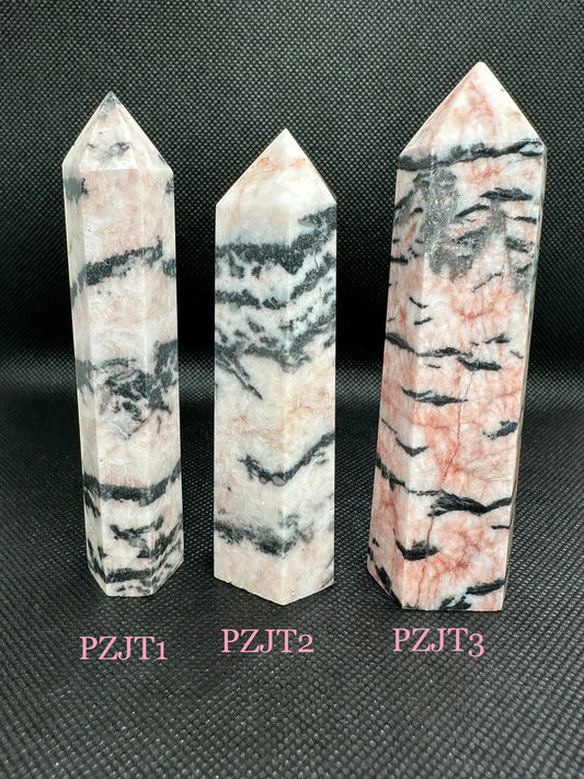 pink zebra jasper tower