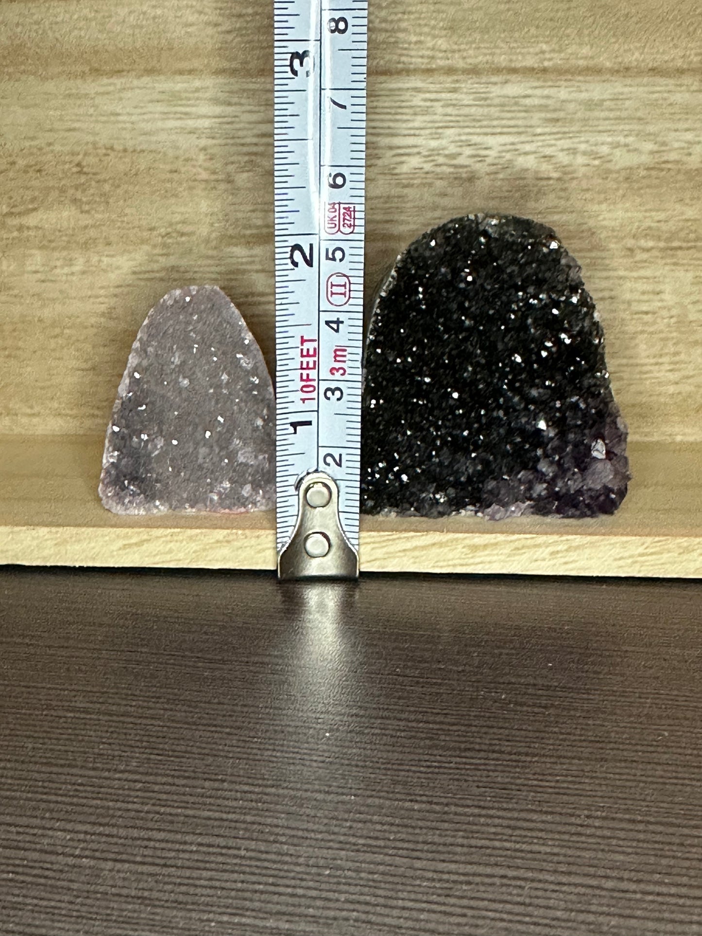 sugary(druzy) amethyst cut base (small)