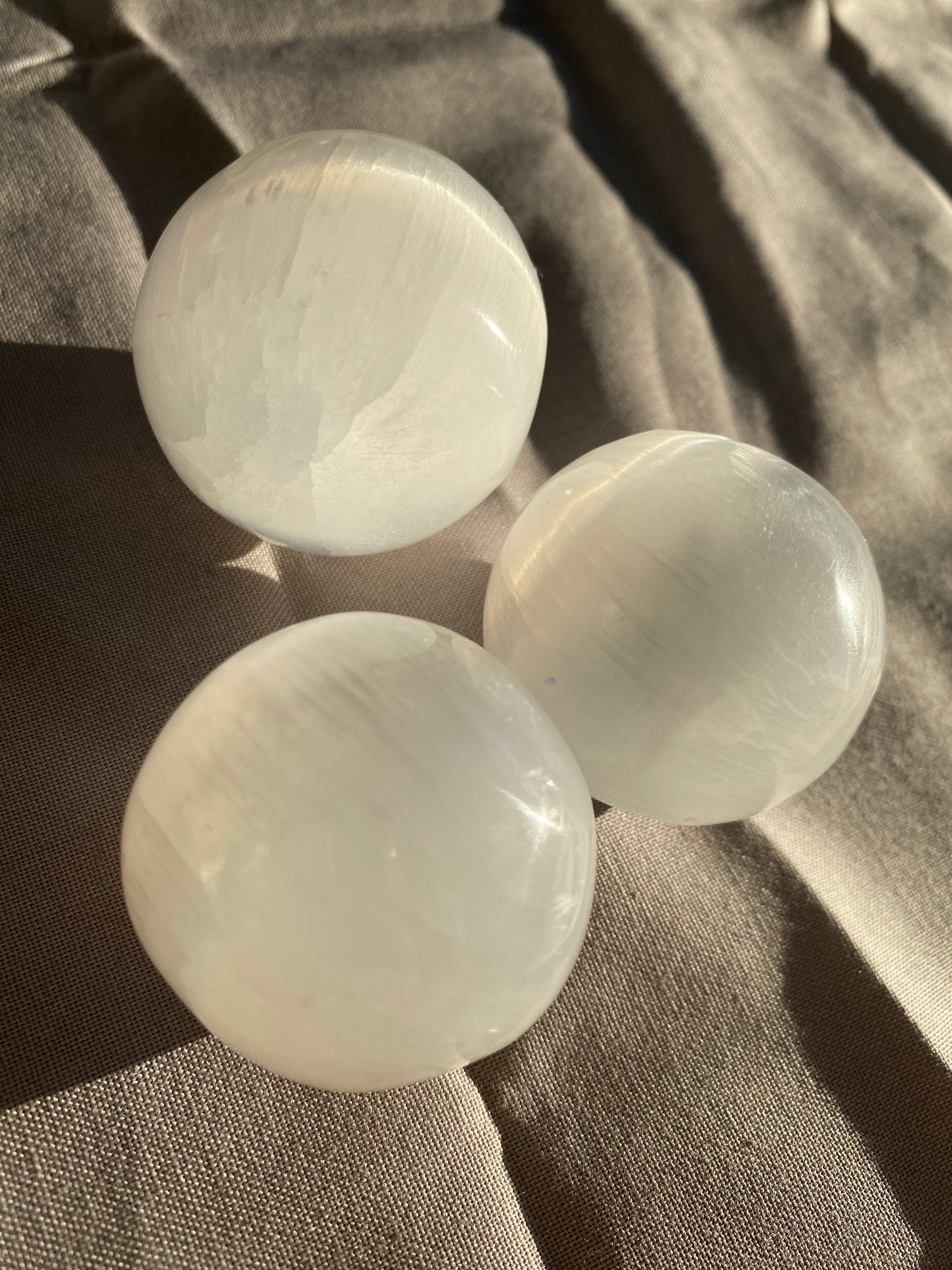 selenite spheres