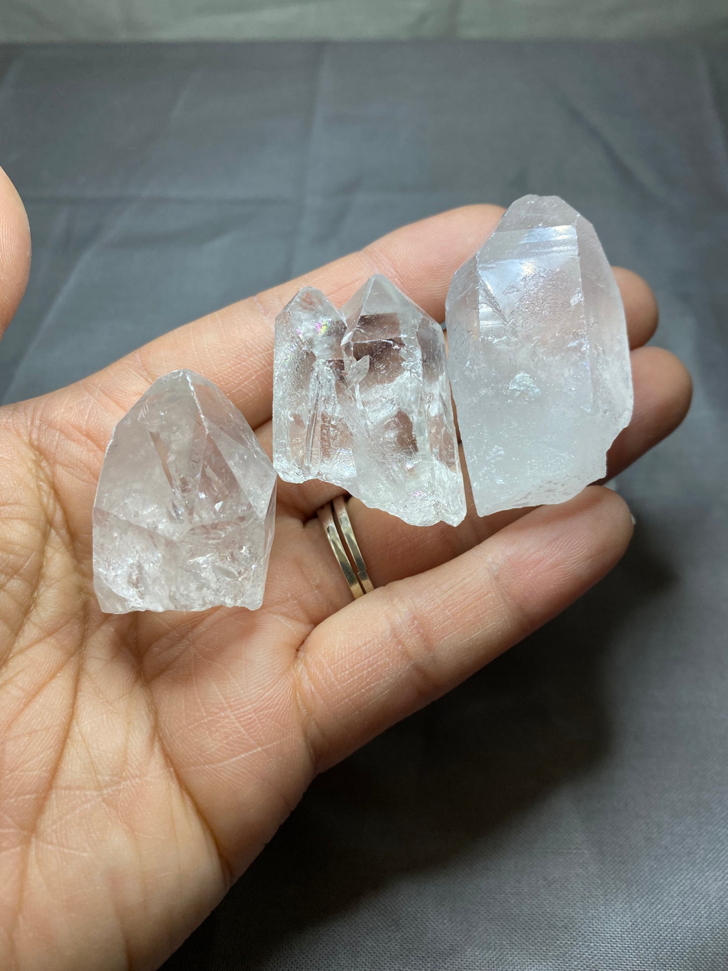 clear quartz point
