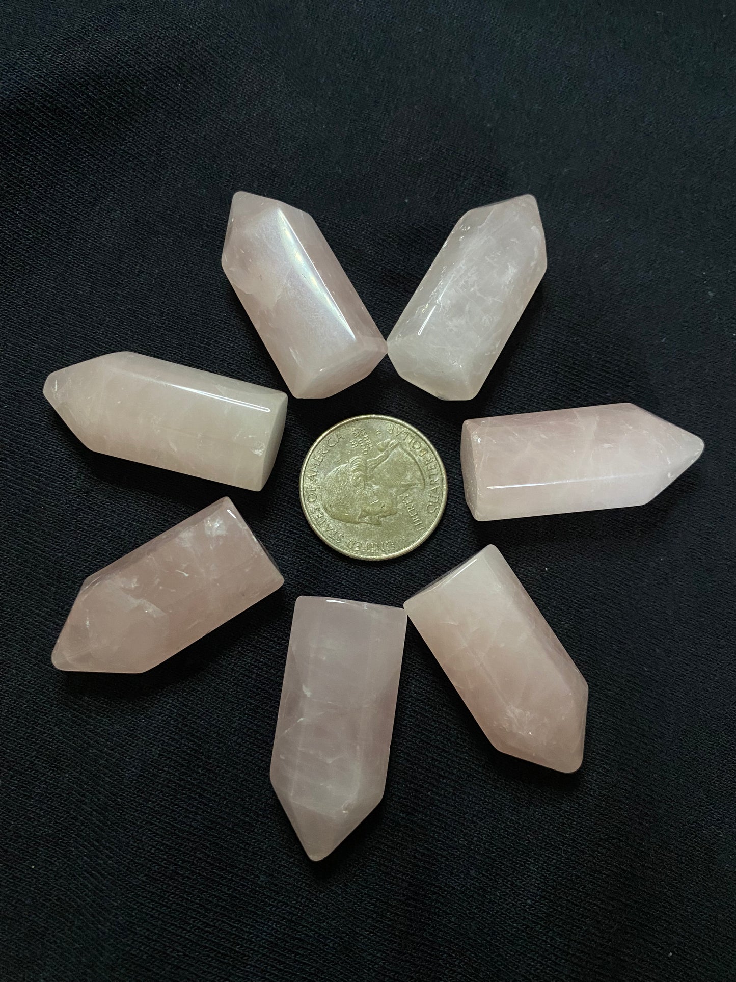 rose quartz mini tower