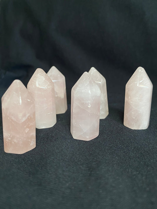 rose quartz mini tower