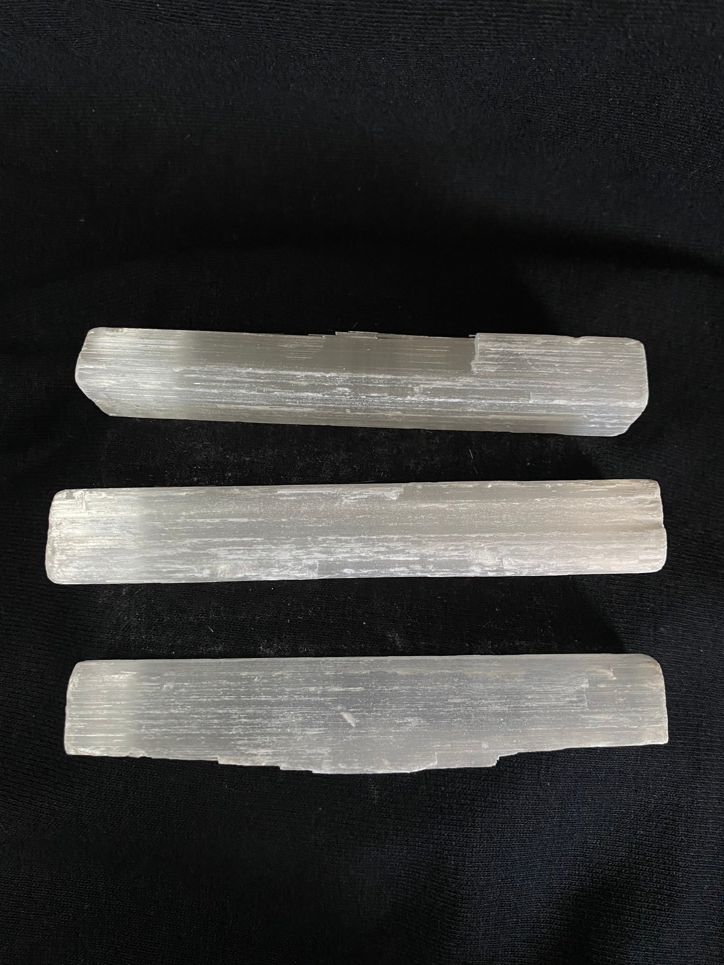 raw selenite wand - 4 inch