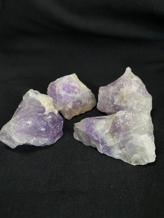 raw amethyst - 2 pcs