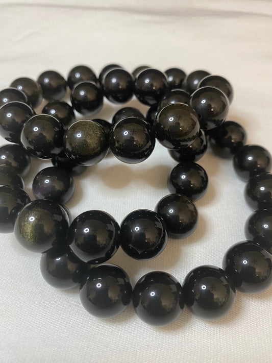 black obsidian bracelet