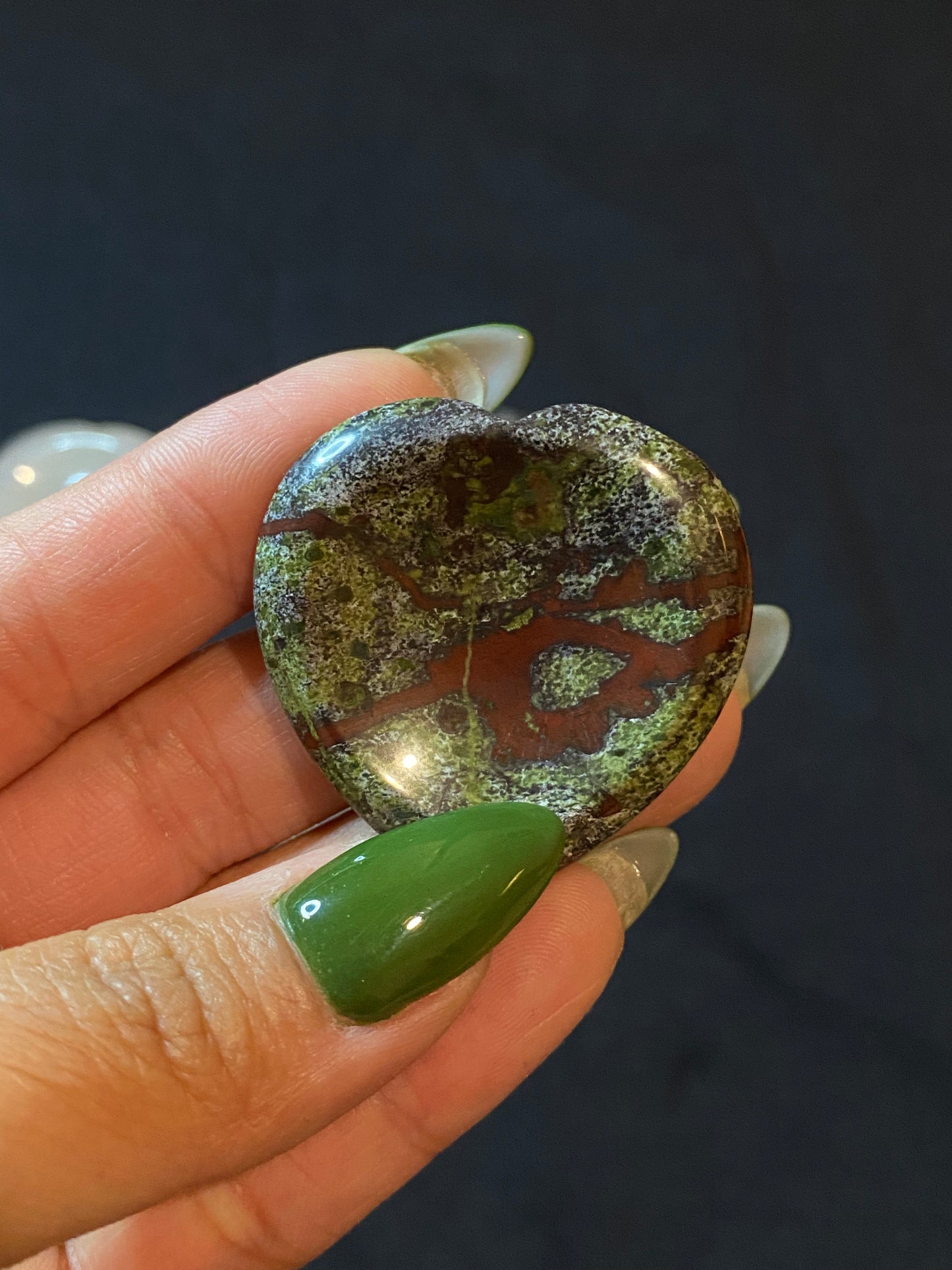 heart shaped worry stone (mystery)