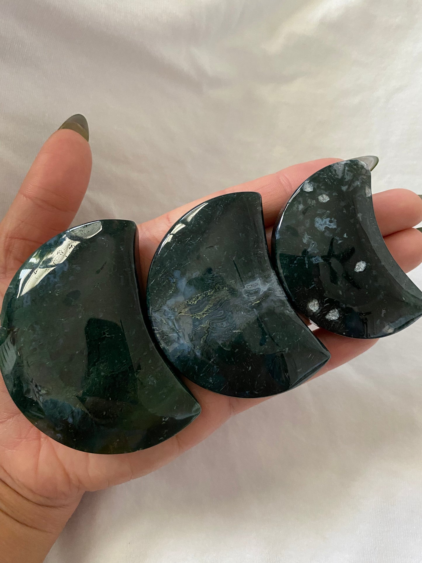 moss agate moon