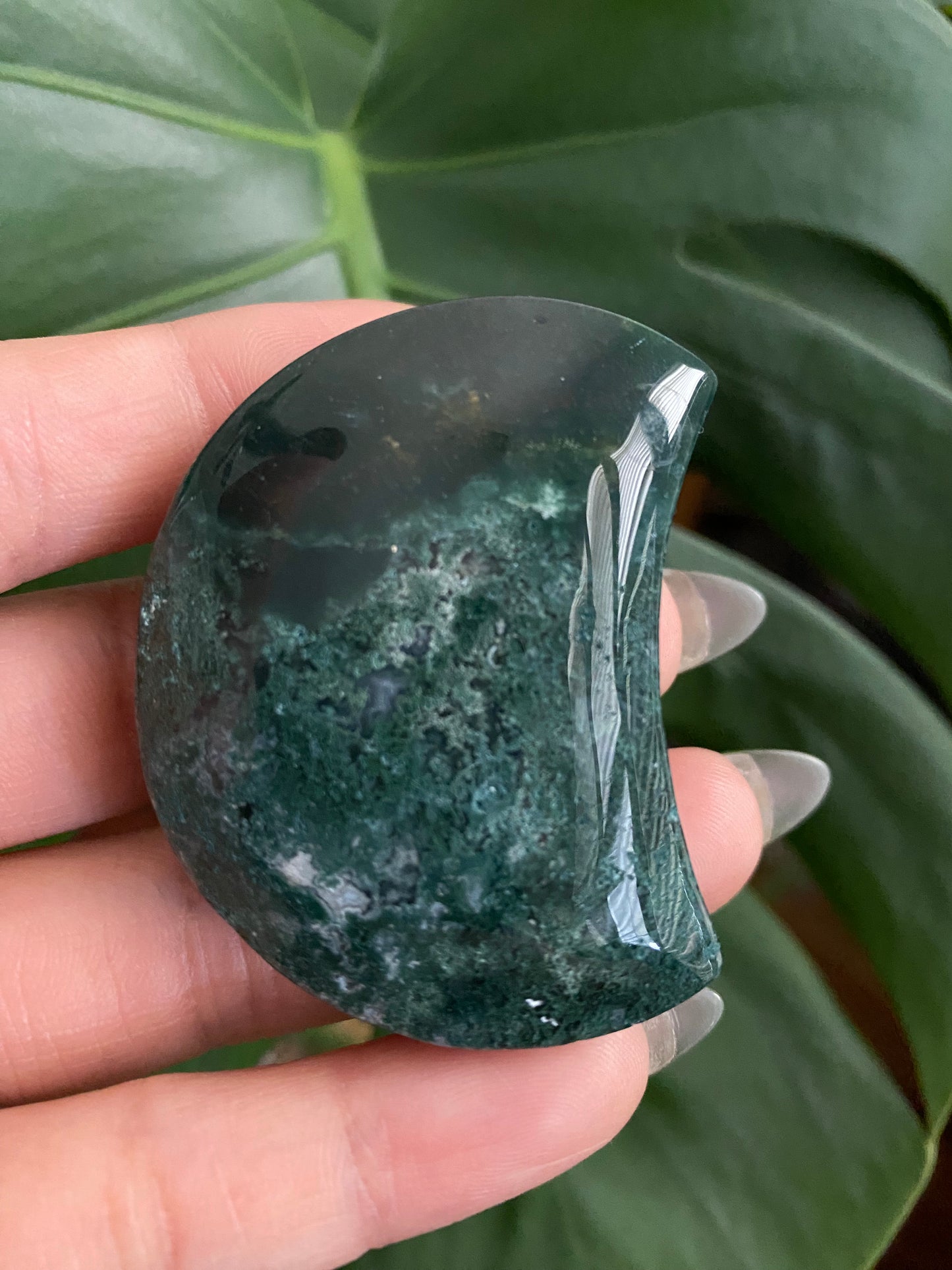 moss agate moon