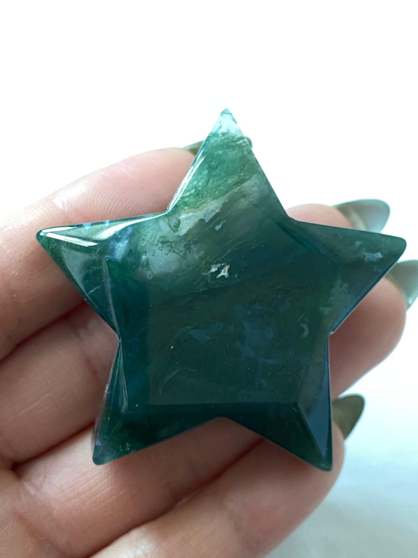 moss agate star