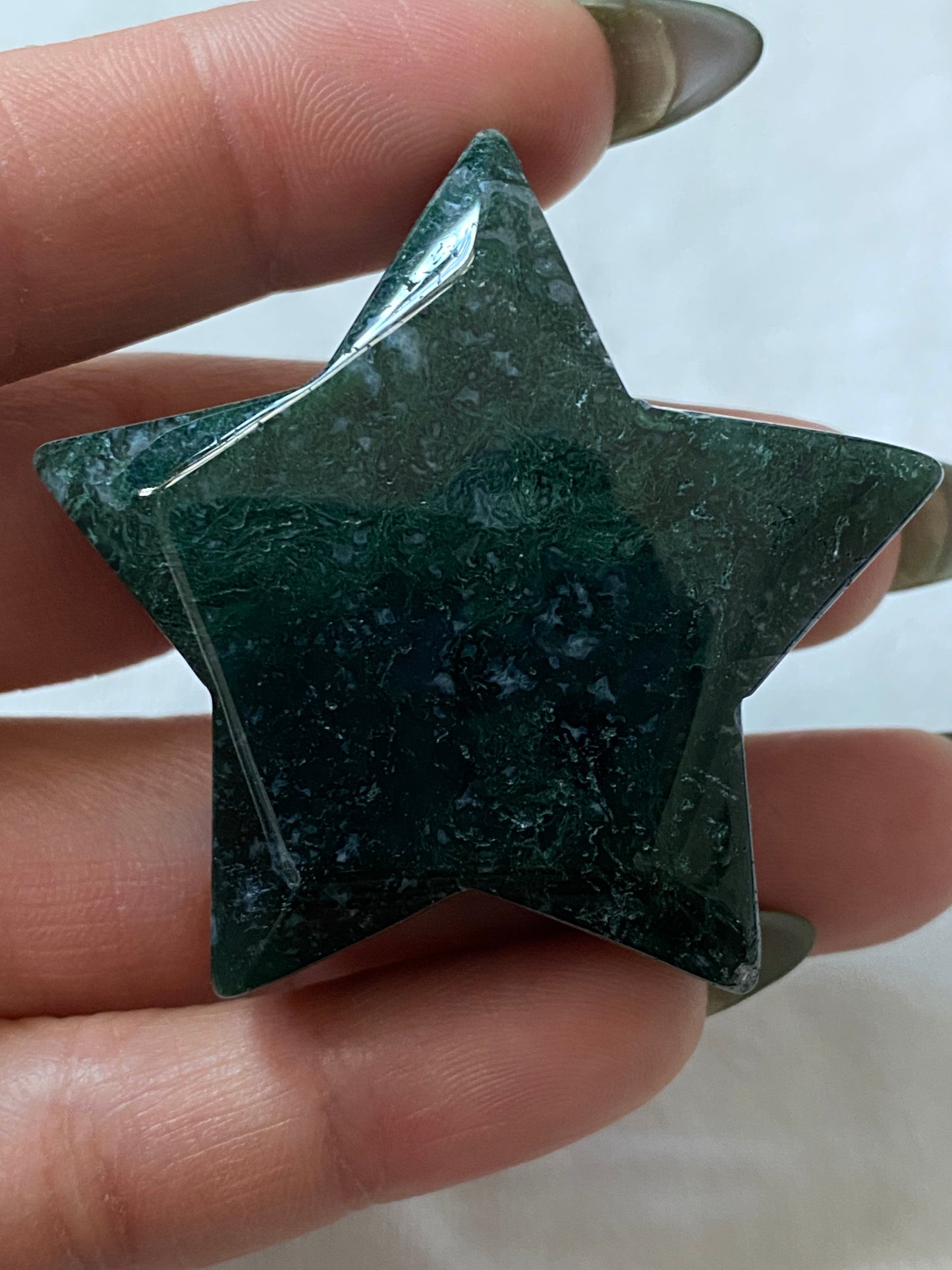 moss agate star