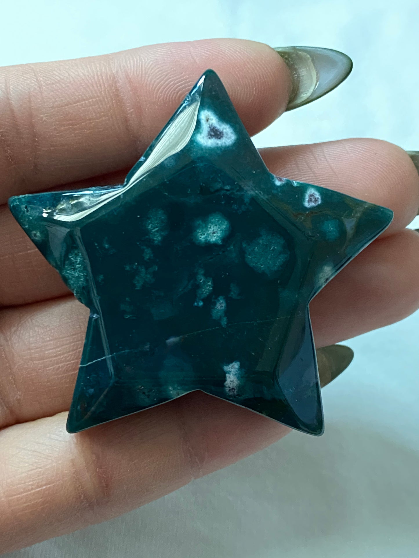 moss agate star