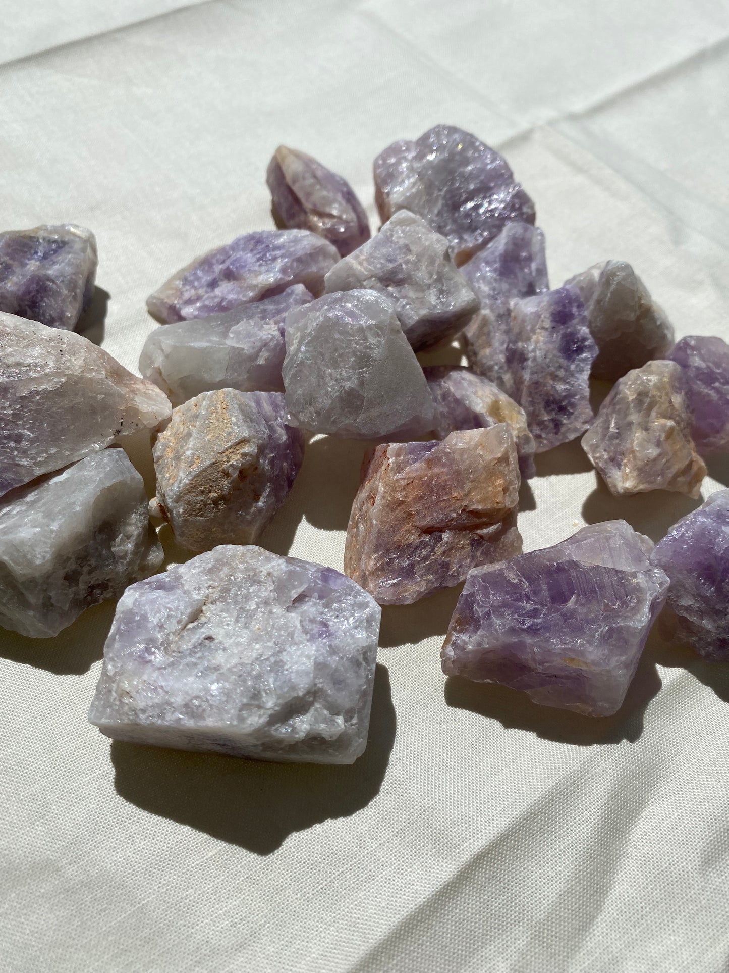 raw amethyst - 2 pcs